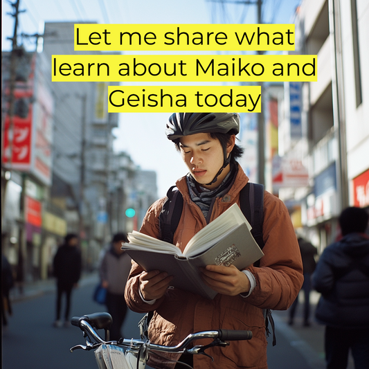 Things That a Tour Guide Learned Today #1: Maiko and Geisha and Their History